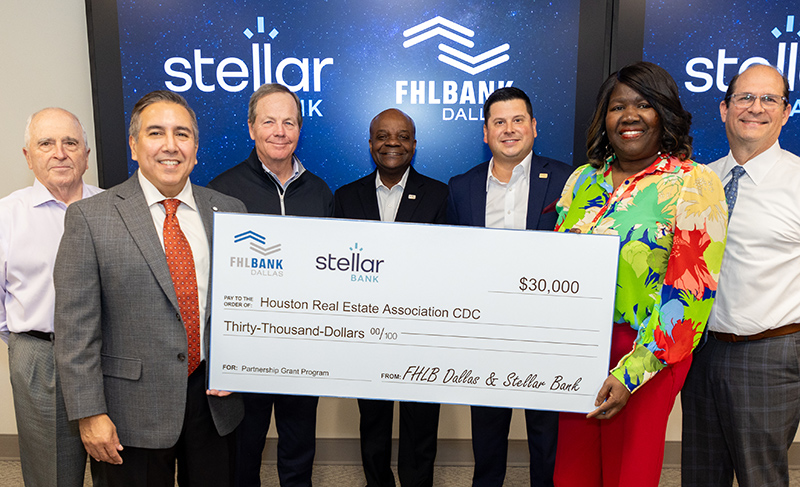 Federal Home Loan Bank of Dallas and Stellar Bank Award K in Grants to Three Houston Nonprofits